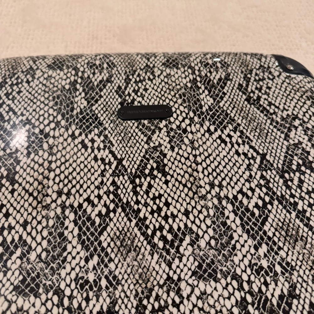 Rebecca Minkoff Pippa 24” Spinner Snake-Print Suitcase Made in Thailand NIB - Picture 13 of 15